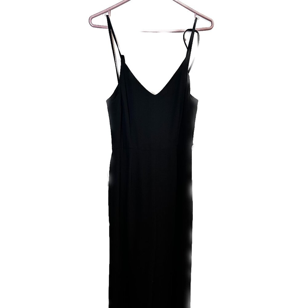 Black TopShop low back jumpsuit